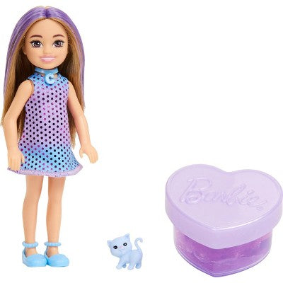 Barbie Party Unboxed Glam Party Series Chelsea Doll & Accessories with 6 Surprises