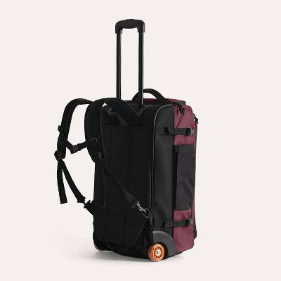 Bagsmart Blast 43L Roller Travel Backpack - Red Currant