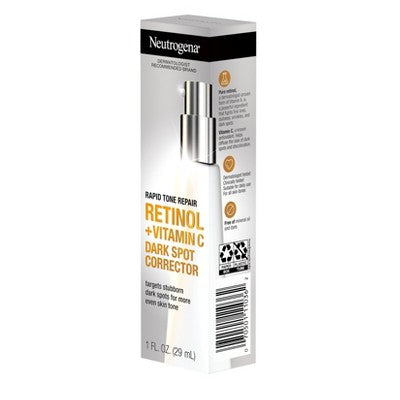 Neutrogena Rapid Tone Repair Retinol + Vitamin C Dark Spot Corrector Face Serum - 1 oz