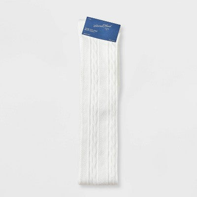 Women's Cable Supersoft Over the Knee Boot Socks - Universal Thread Ivory 4-10