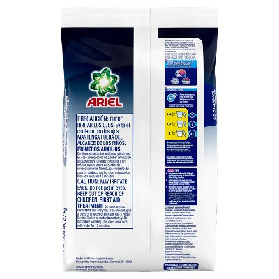Ariel Original Laundry Detergents - 60 Loads: Deep Cleaning Powder, Paraben-Free, Resealable Bag