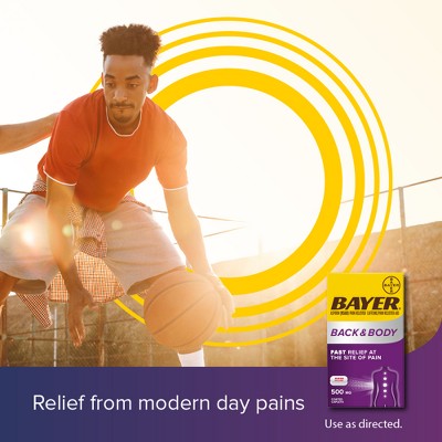 Bayer NSAID Aspirin Extra Strength Back & Body 500Mg Tablets - 200ct