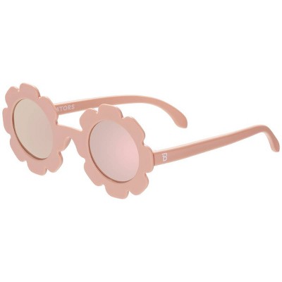 Babiators Polarized Flower - Peachy Keen Rose Gold Mirrored Lens - 0-2 Years