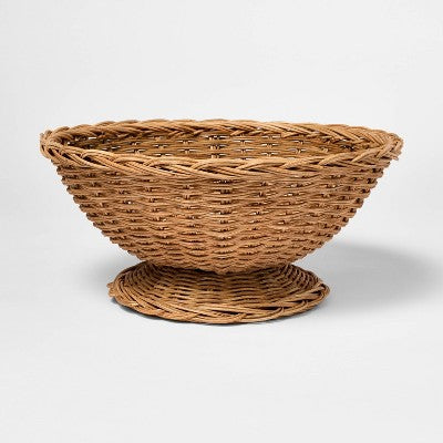 Braided Woven Rattan Bowl - Threshold designed with Studio McGee