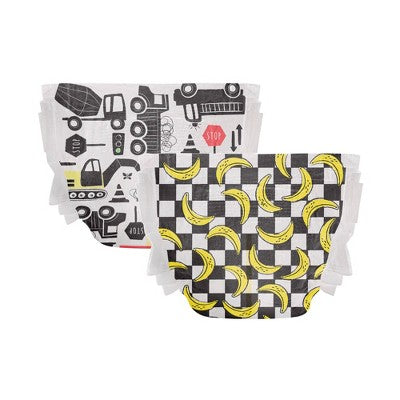 The Honest Company Clean Conscious Disposable Diapers - So Bananas & Big Trucks - Size 5 - 44ct