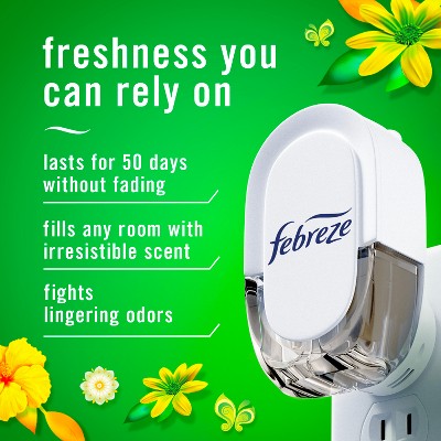 Febreze Plug Quadruple Air Freshener Refill - Gain Original - 3.48 fl oz/4pk