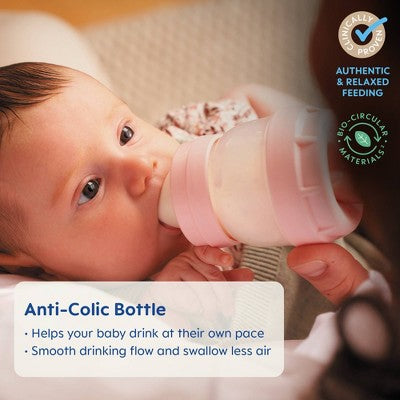 MAM Easy Start Anti-Colic Baby Bottle - Purple - 5oz/4pk