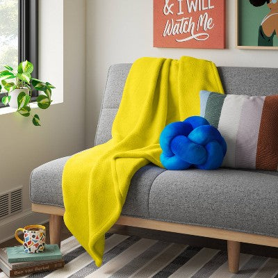 Shaped Knot Pillow Cobalt - Room Essentials