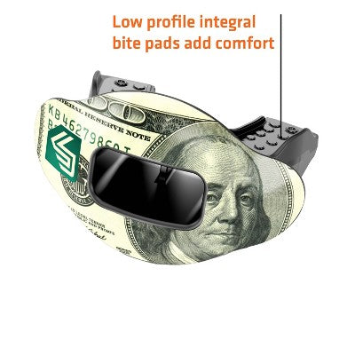 Shock Doctor Sport Max Airflow Lipguard - Benjamins: Strapless, Braces-Compatible Mouth Guard