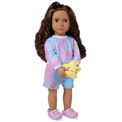 Our Generation Carmen 18" Doll with Tie-Dye Pajama