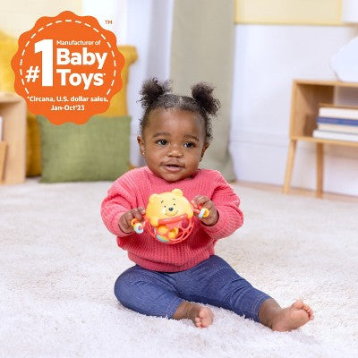 Disney Baby by Bright Starts Winnie the Pooh Jingle and Shake Rattle Toy
