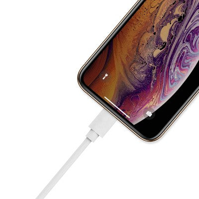 Just Wireless 4' TPU Lightning to USB-A Cable - White