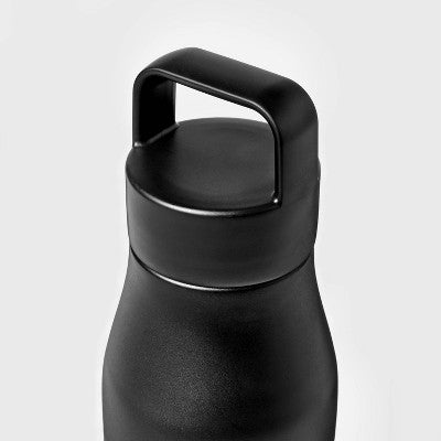24oz Water Bottle - Black - Embark: Stainless Steel, Portable Drinkware