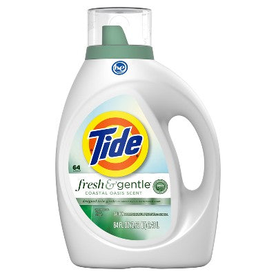 Tide Coastal Oasis Liquid Laundry Detergent 64 Loads - 84 fl oz