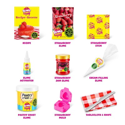 Slime Mart Small Bag Strawberry Cheesecake Slimes and Putties: Educational Creative Toy for Kids, Net Weight 0.77 lbs