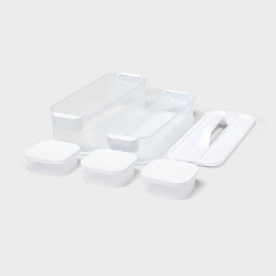 6pc Click in Place Slim Toolbox Starter Kit White - Brightroom?
