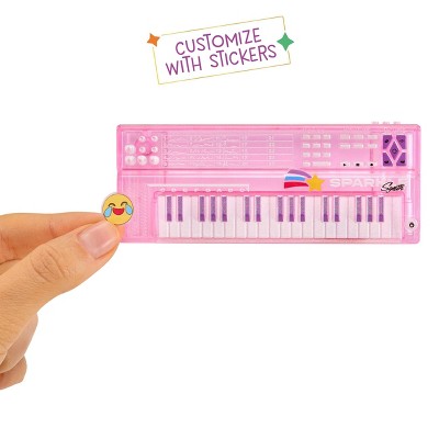 Rainbow High Jr High Rock Band - Amaya, Rainbow 9" Fashion Doll with Keyboard and Stickers