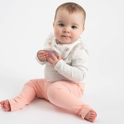 BooginHead 2pk Teether Bib - Rainbow