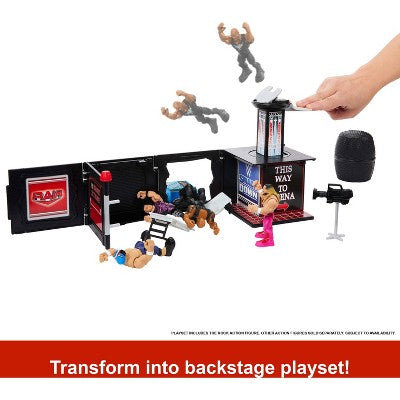 WWE Knuckle Crunchers The Rock's Microphone Playset Action Figure