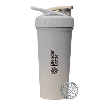 BlenderBottle 25oz Strada Stainless Steel Shaker Cup - White Gradient