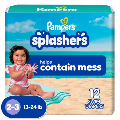 Pampers Splashers Disposable Swim Diapers Convenience Pack - Size 3 - 12ct