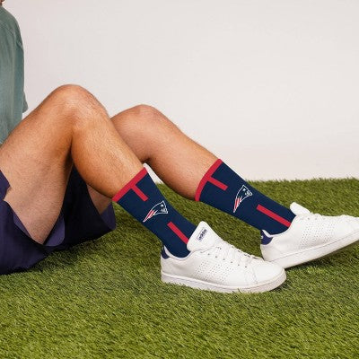 NFL New England Patriots Rise Up Crew Socks