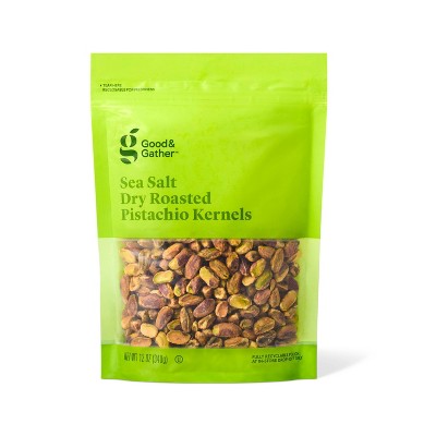 Sea Salt Roasted Pistachio Kernels - 12oz - Good & Gather