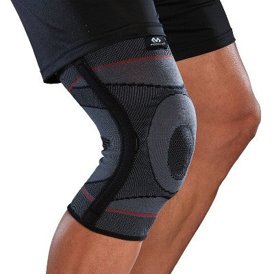 McDavid Sport Knee Knit Sleeve with Buttress and Stays - Gray - S/M