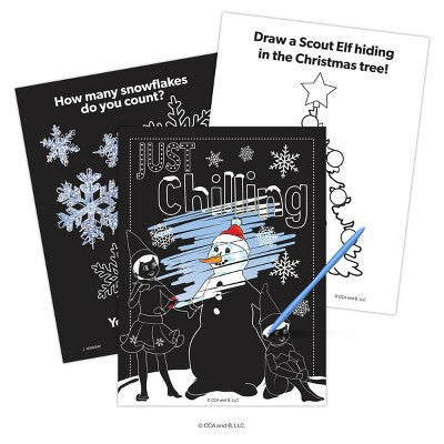 Bendon Licensed Scratch Art Elf on the Shelf