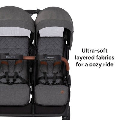 Baby Trend York Compact Side-By-Side Double Full Size Stroller - Cosmic Gray (LOCAL PICKUP ONLY)