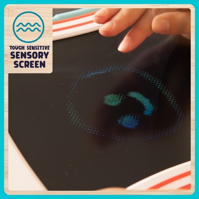 Chuckle & Roar Mess-Free LCD Finger Painting - Reusable Sensory Drawing Tablet for Toddlers & Preschoolers, Ages 3+