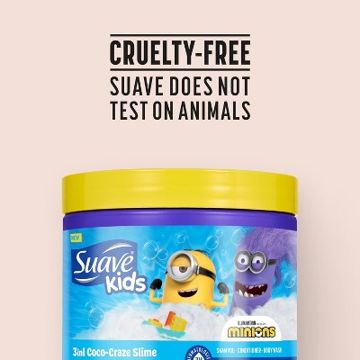 Suave Kids' 3-in-1 Coco-Craze Slime Minions Shampoo and Conditioner - 13.5 fl oz
