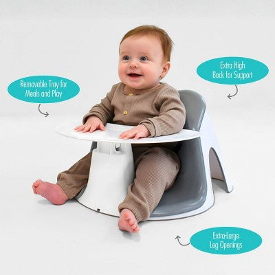 Upseat Core Ergonomic Baby Floor Seat - Gray