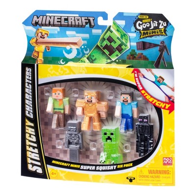 Goo Jit Zu Minecraft Mini Figure 6-pack
