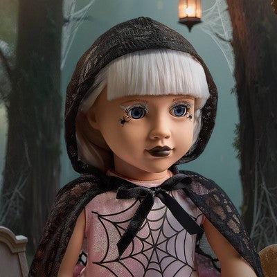 Our Generation Venessa Halloween Collectible 18" Spider Doll Keepsake Collection 2026 Celebration Series - Blonde Hair/Light-Blue Eyes