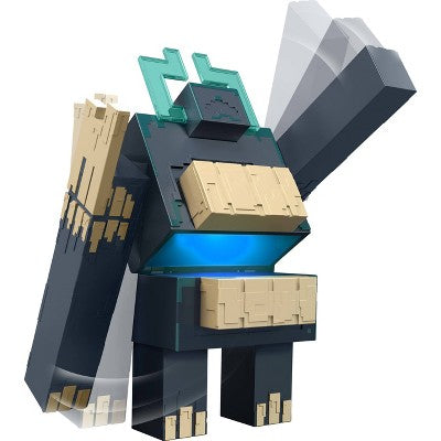 Minecraft Dungeons II Twisted Warden Figure, Lights & Sounds, Slam Attack Action & Soul Corrupted Creeper Figure