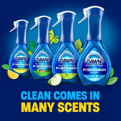 Dawn Platinum Tropical Blend Scented Powerwash Dish Soap Spray - 16 fl oz: Liquid, Multi-Surface, Removes Grease
