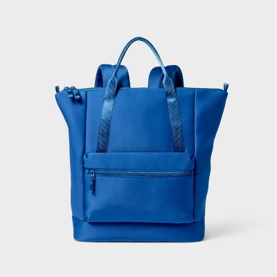 Faux Neoprene Backpack - All In Motion Navy Blue