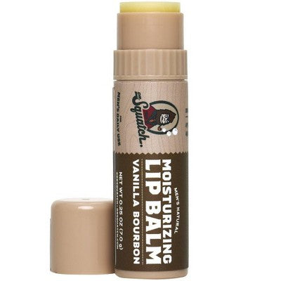 DR. SQUATCH Men's Natural Lip Balm - Vanilla Bourbon - 0.25oz