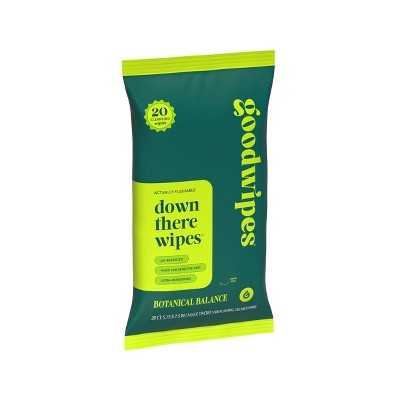 Goodwipes Botanical Balance Flushable Wipes - 20ct