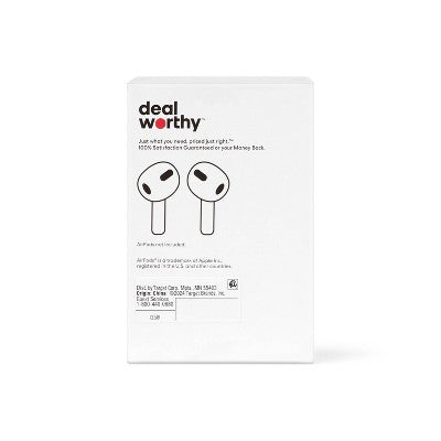 Apple AirPods (3rd Generation) 3 Case - dealworthy Clear