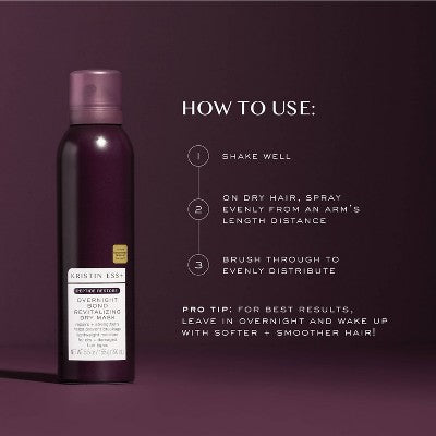 Kristin Ess+ Baobab Dry Hair Mask - Peptide Bond Repair Treatment for Dry & Damaged Hair - 5.5 fl oz