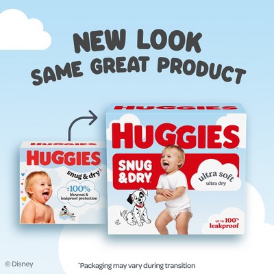 single sleeve-Huggies Snug & Dry Ultra Soft Diapers - Size 2 - 78ct