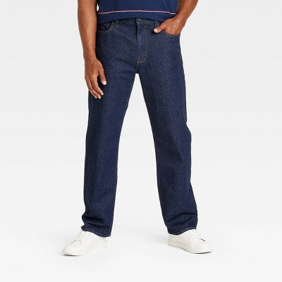 Men's Relaxed Fit Jeans - Goodfellow & Co Dark Wash 32x32
