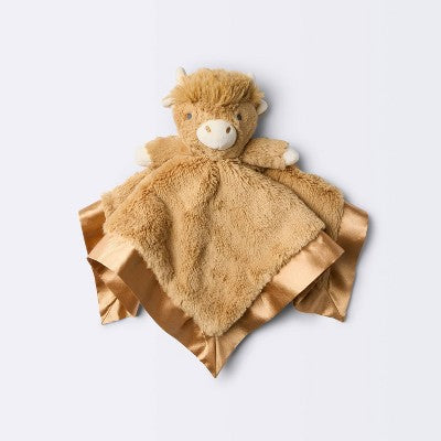 Plush Security Blanket - Highland Cow - Cloud Island
