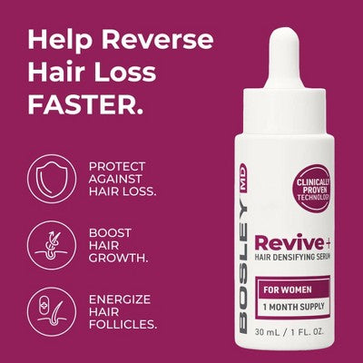 BosleyMD Revive + Densifying Hair Regrowth Serum for Women - 1 fl oz