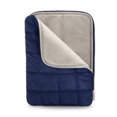 U Brands 15"x10.5" Nylon Puffer Laptop Pouch Storm