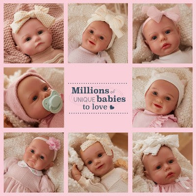 BABY Born Real Hand-Painted Realistic Reborn Baby Doll Girl - Fair Open Eyes