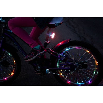 Brightz Ride LED - Star: ABS Bike Lights, Handlebar & Seat Post Mount, 11-Hour Battery