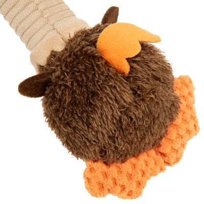 TrustyPup Long Neck Rowdy Rooster with Chew Guard Dog Toy